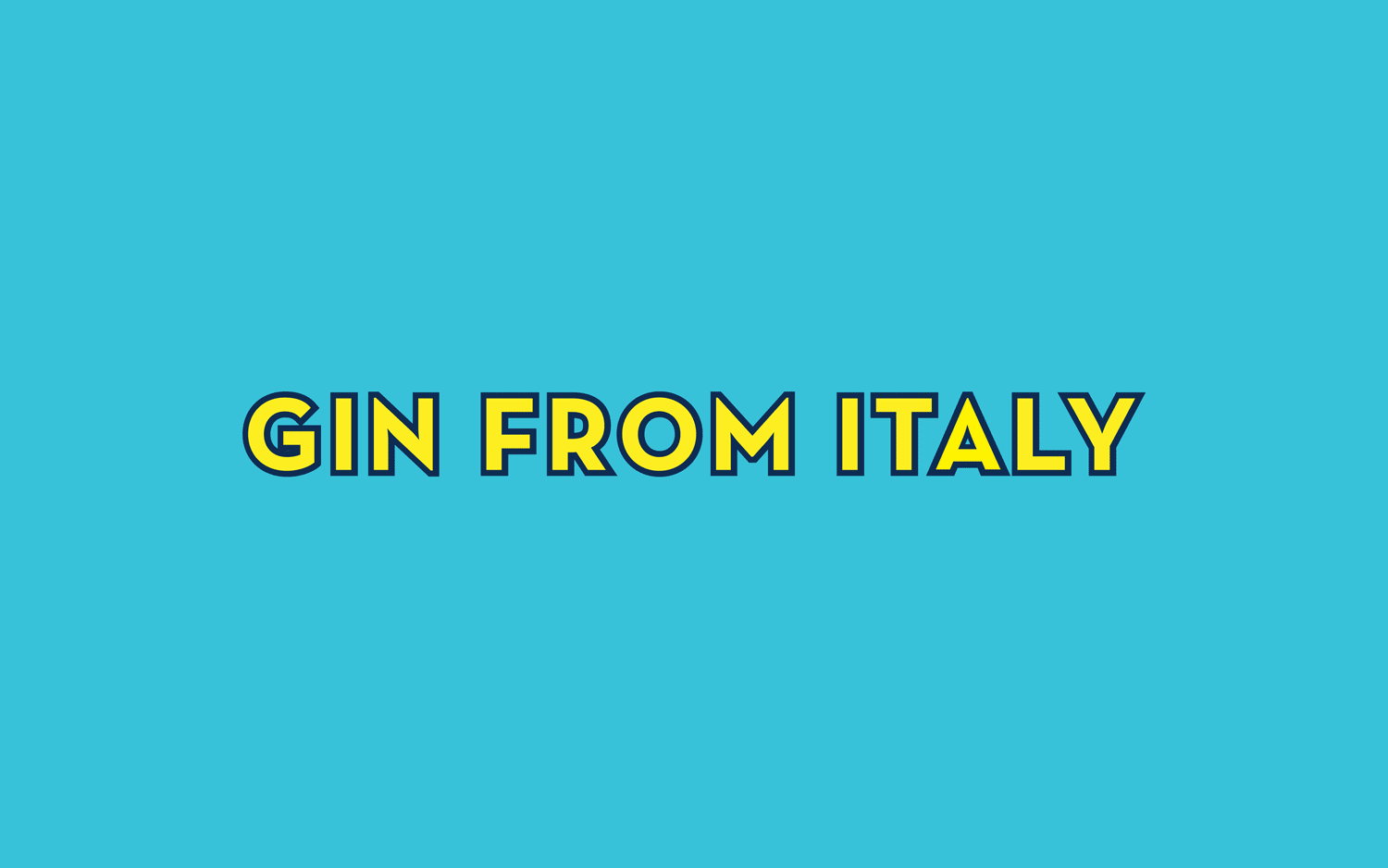 Gin from Italy