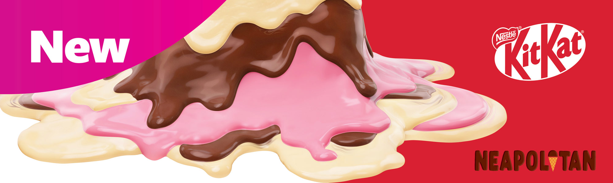 KitKat Neapolitan supermarket floor sticker