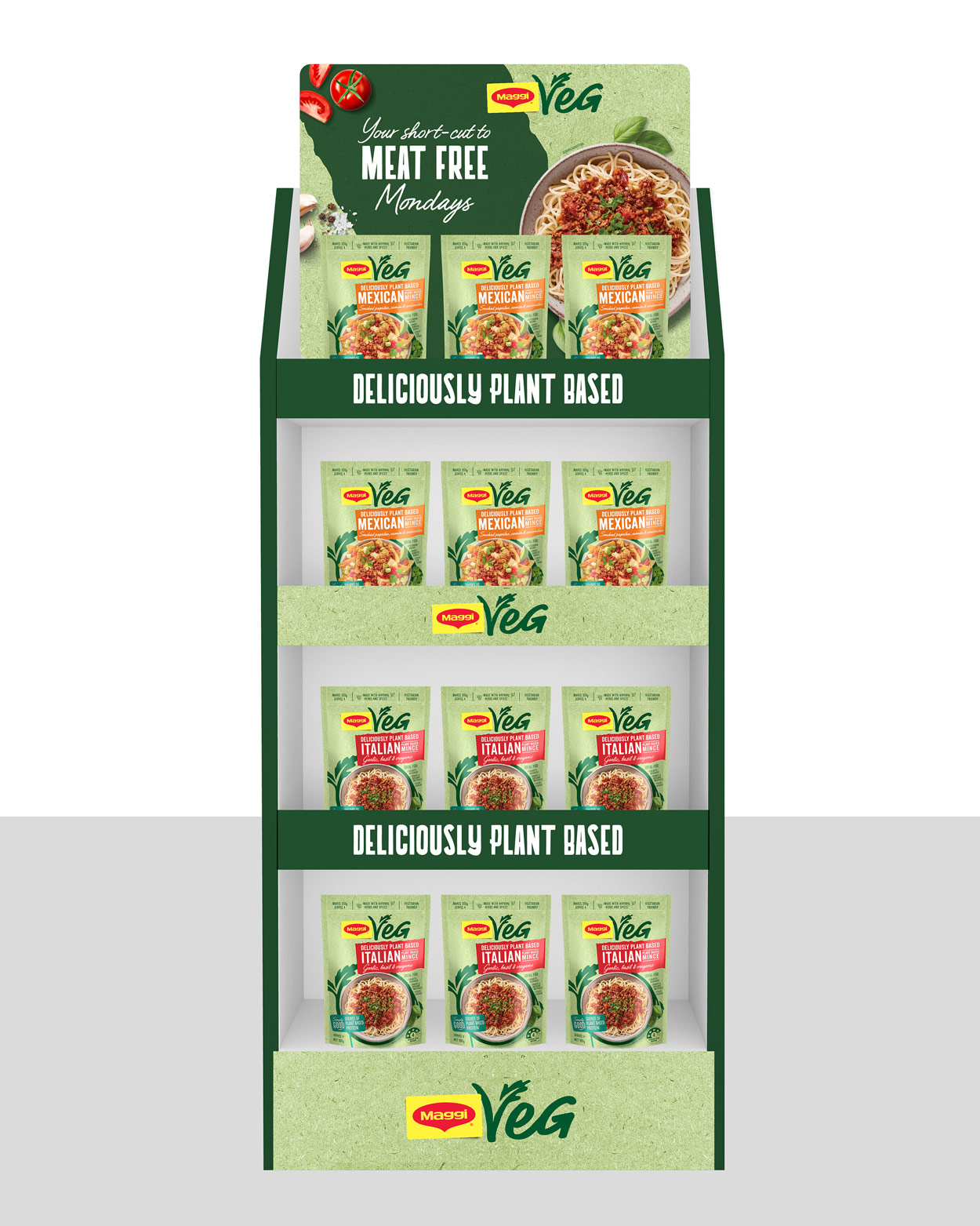 MAGGI in-store product stand designed by Difference