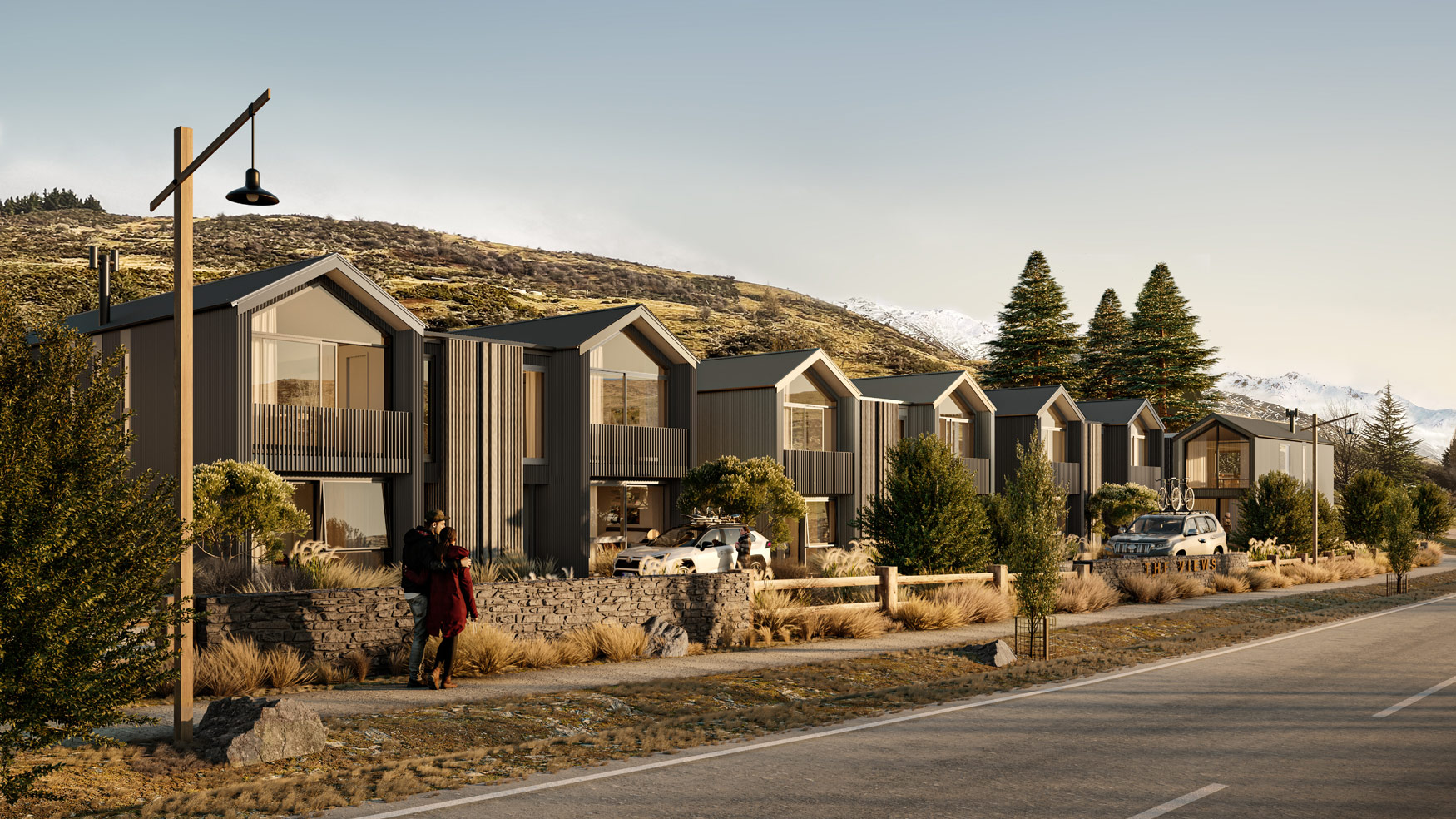 High-end 3D render showing The Views property