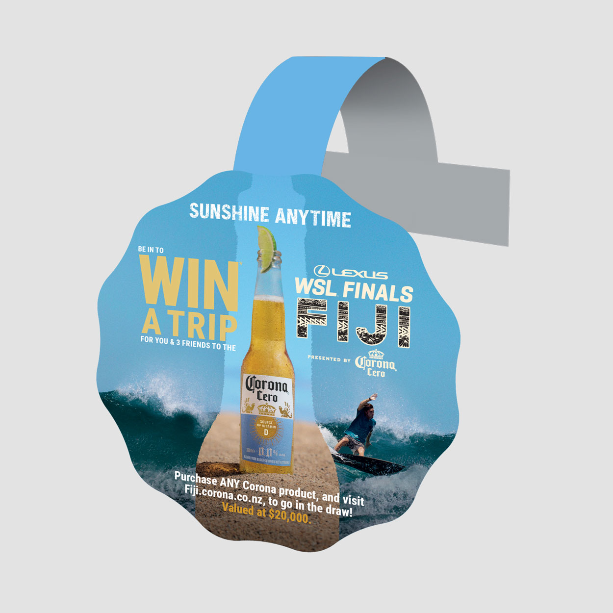 Corona Cero shelf wobbler